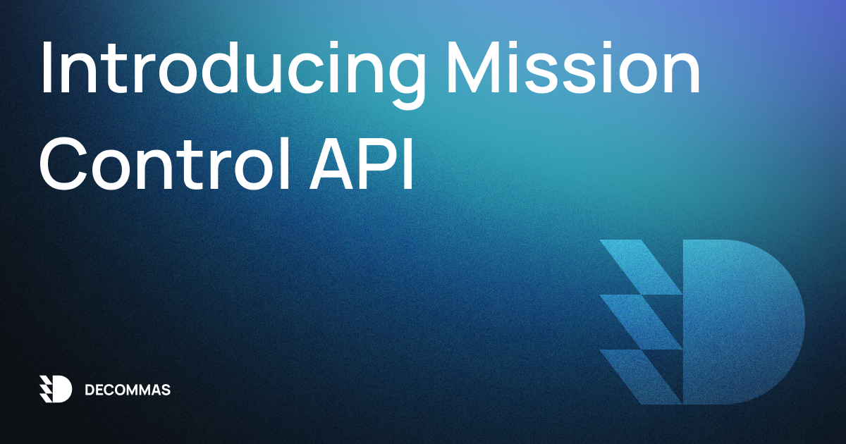post-DeCommas launching toolstack for Web3 builders: Mission Control API